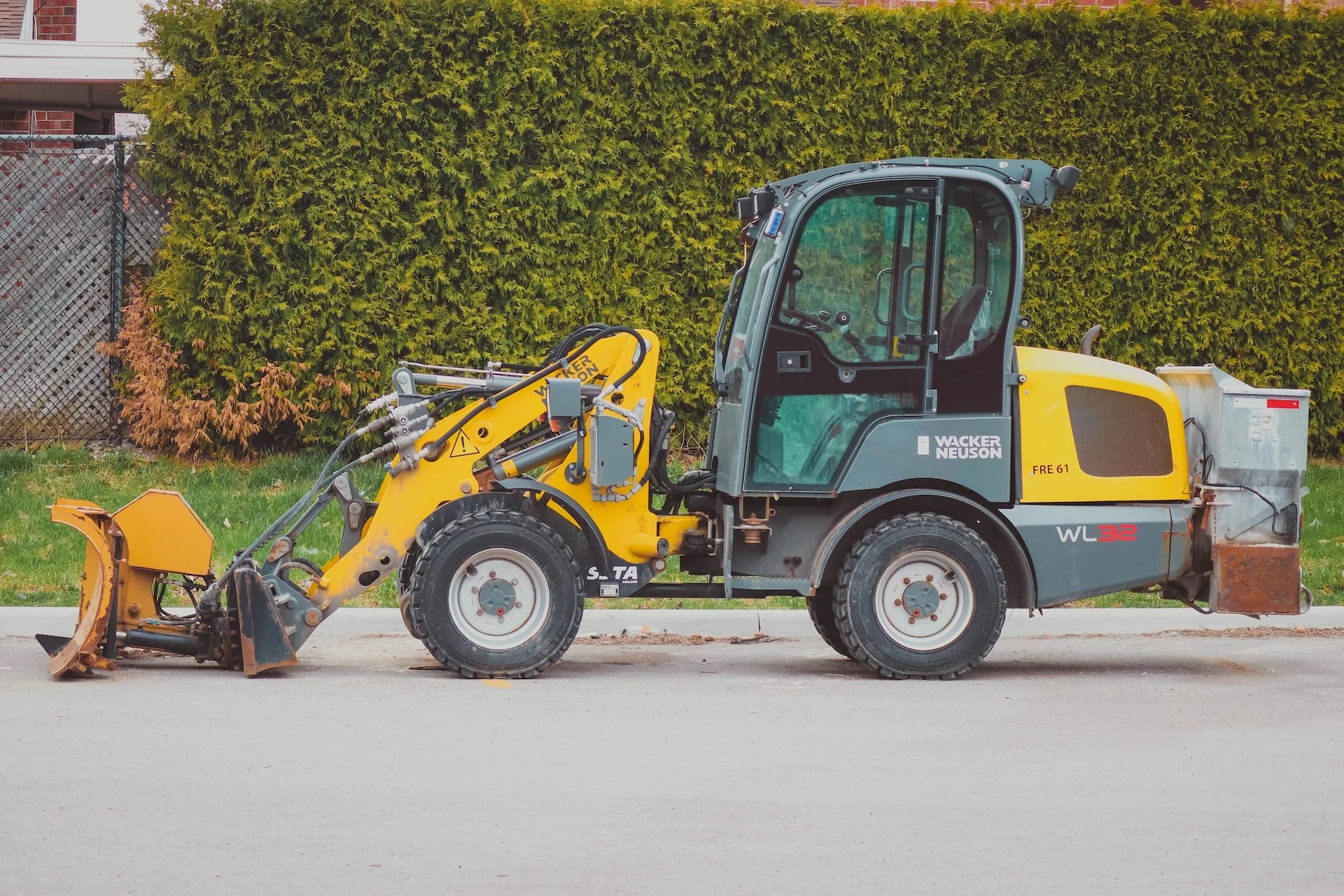 Wacker Neuson wiellader bij Kooijker van Dieren
