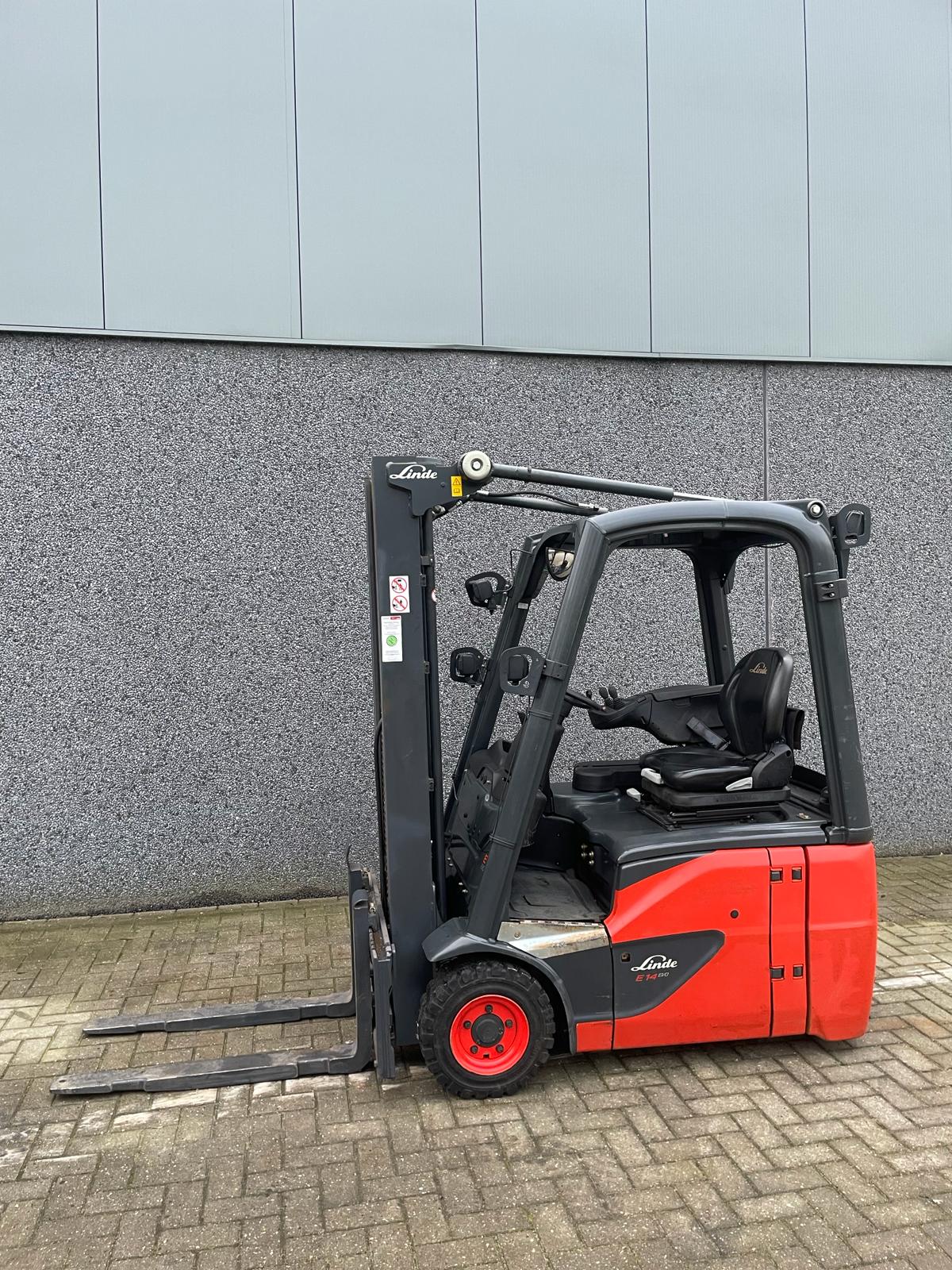 Linde E14 elektrische heftruck 1.400 kg – foto 1 van 9