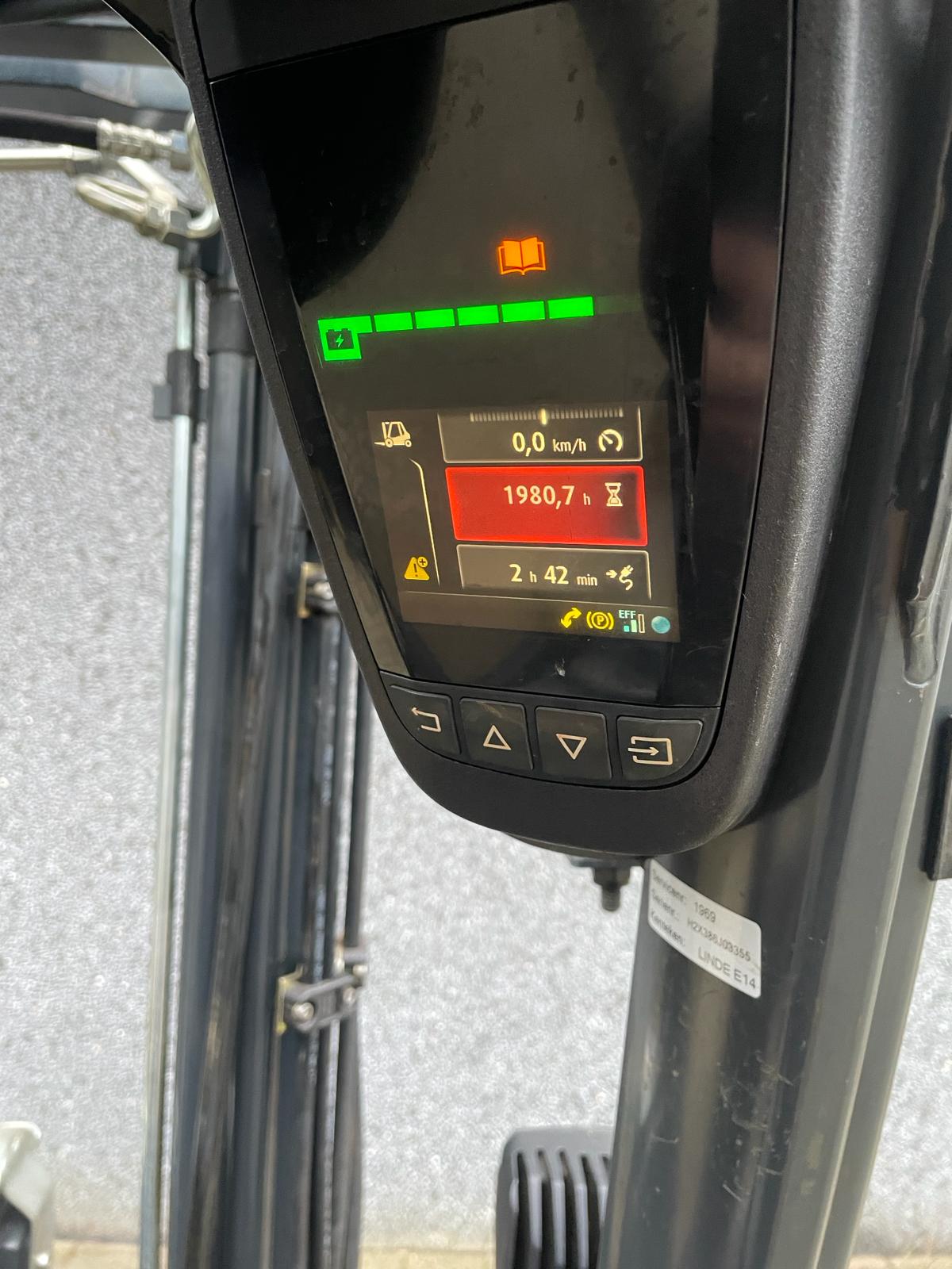 Linde E14 elektrische heftruck 1.400 kg – foto 5 van 9