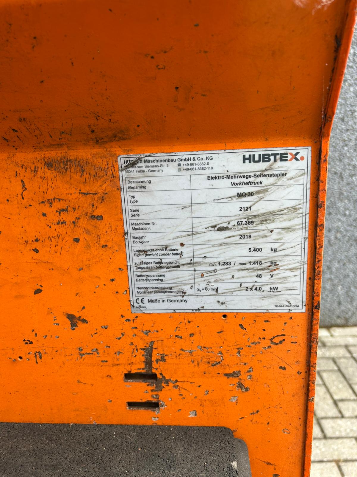 Hubtex MQ 30 serie 2121-EL meerwegheftruck – foto 9 van 10